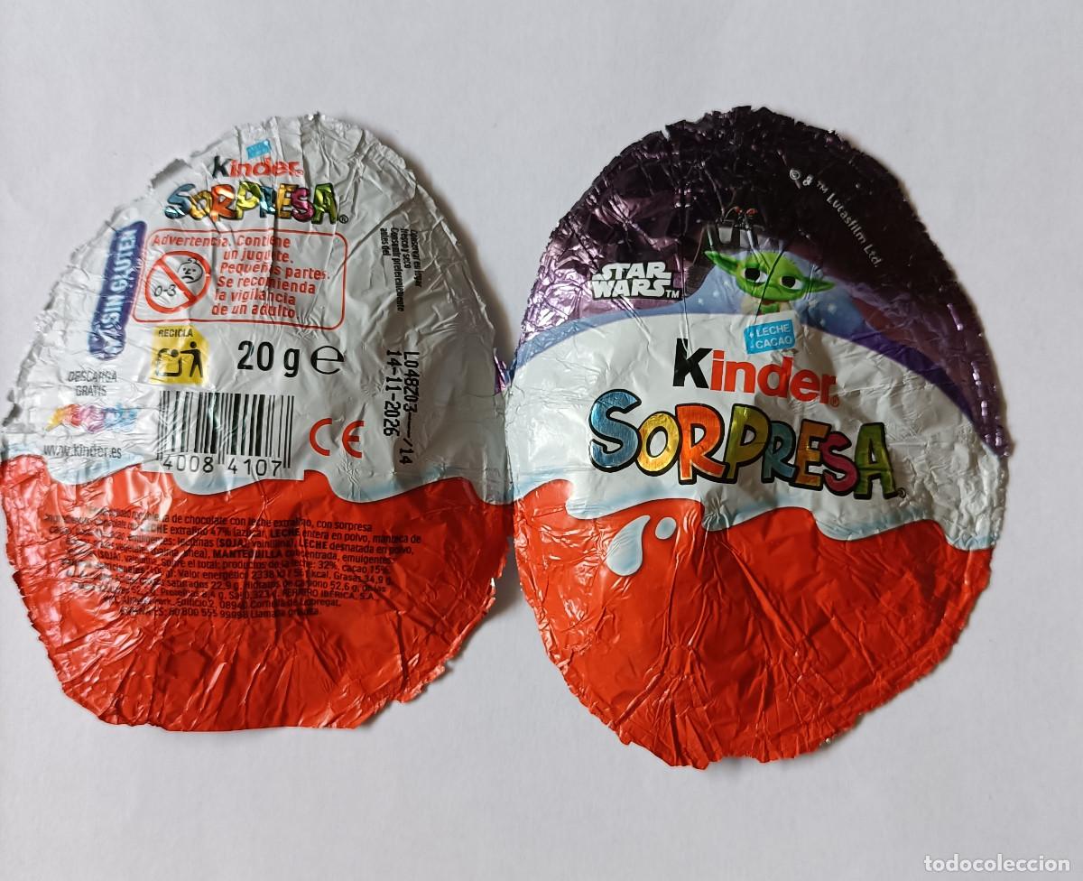 Coleccionismo: envoltorio star wars envoltorio huevo packaging 2026 guerra galaxias kinder