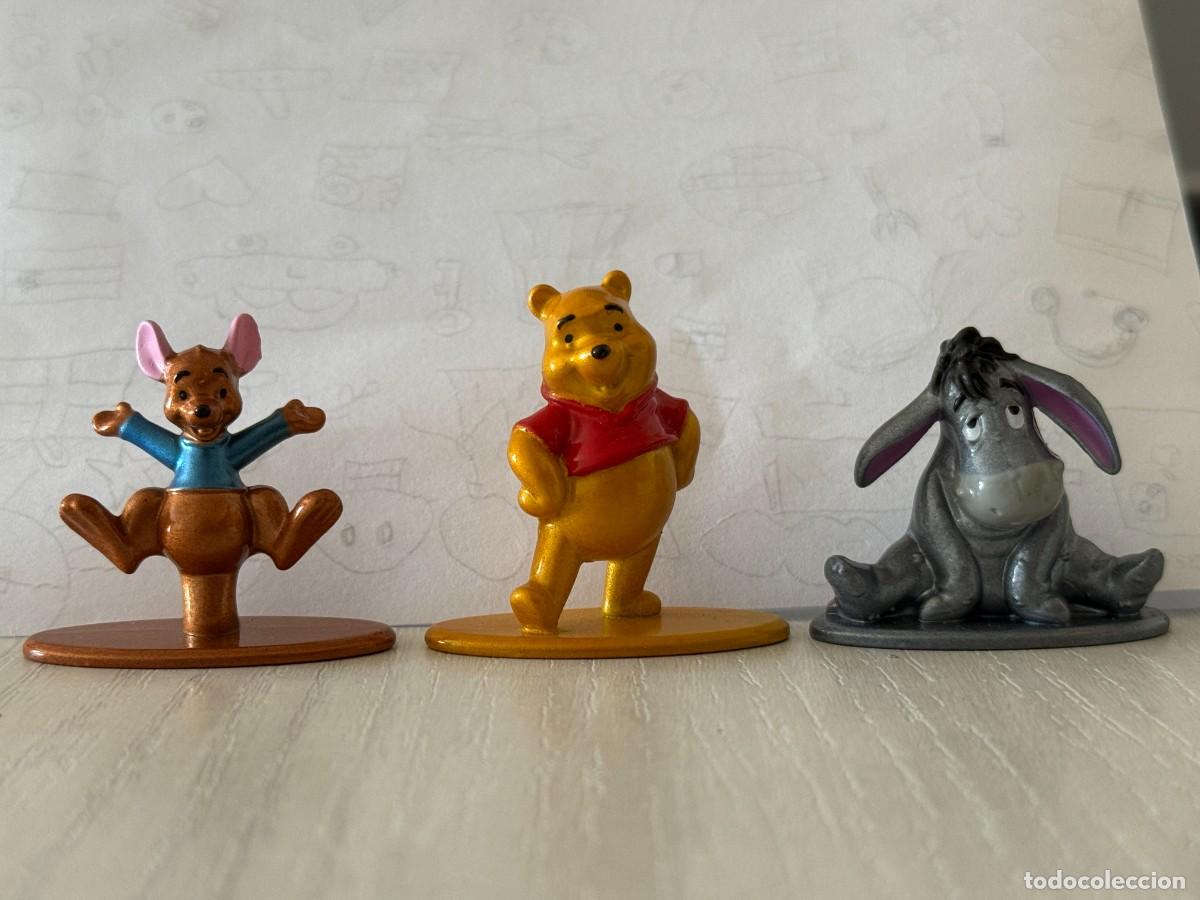Coleccionismo: Disney Winnie the Pooh, Eeyore & Kanga mini figuras metalizadas