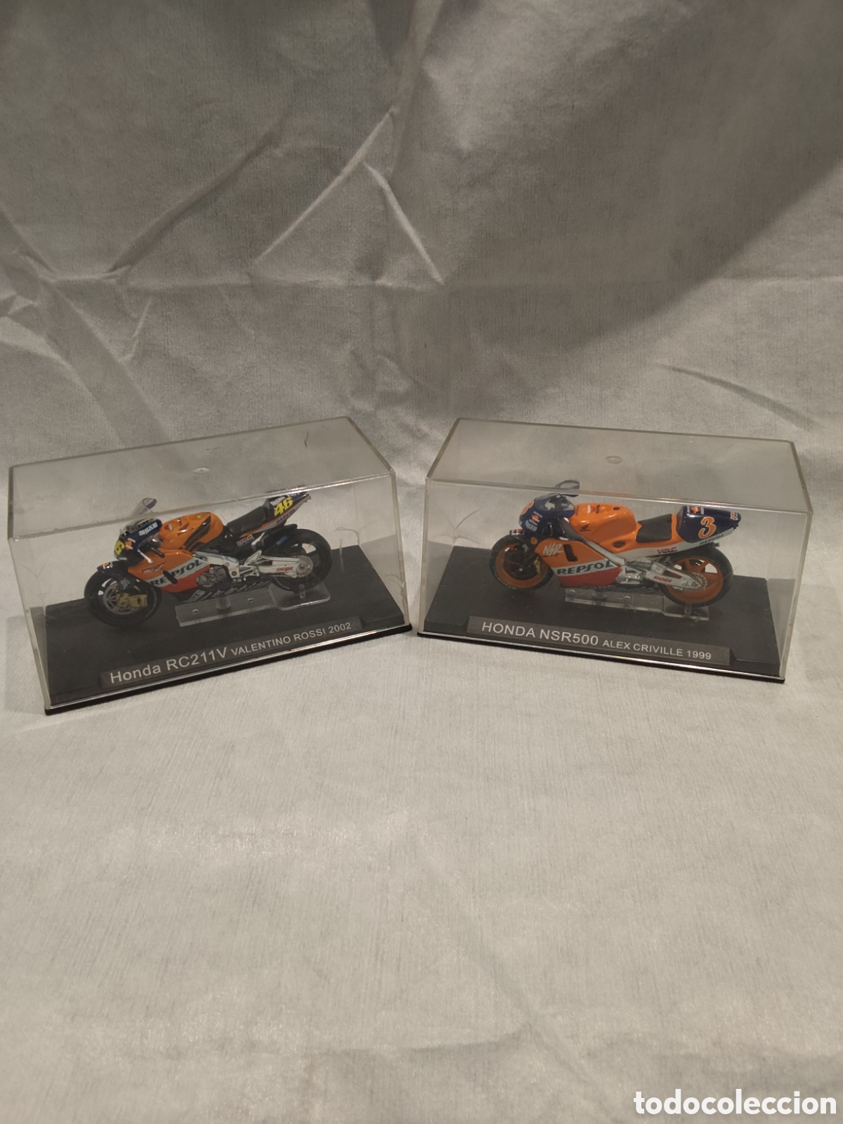Coleccionismo: Lote motos MotoGP Repsol Honda Valentino Rossi Alex Crivill&eacute;