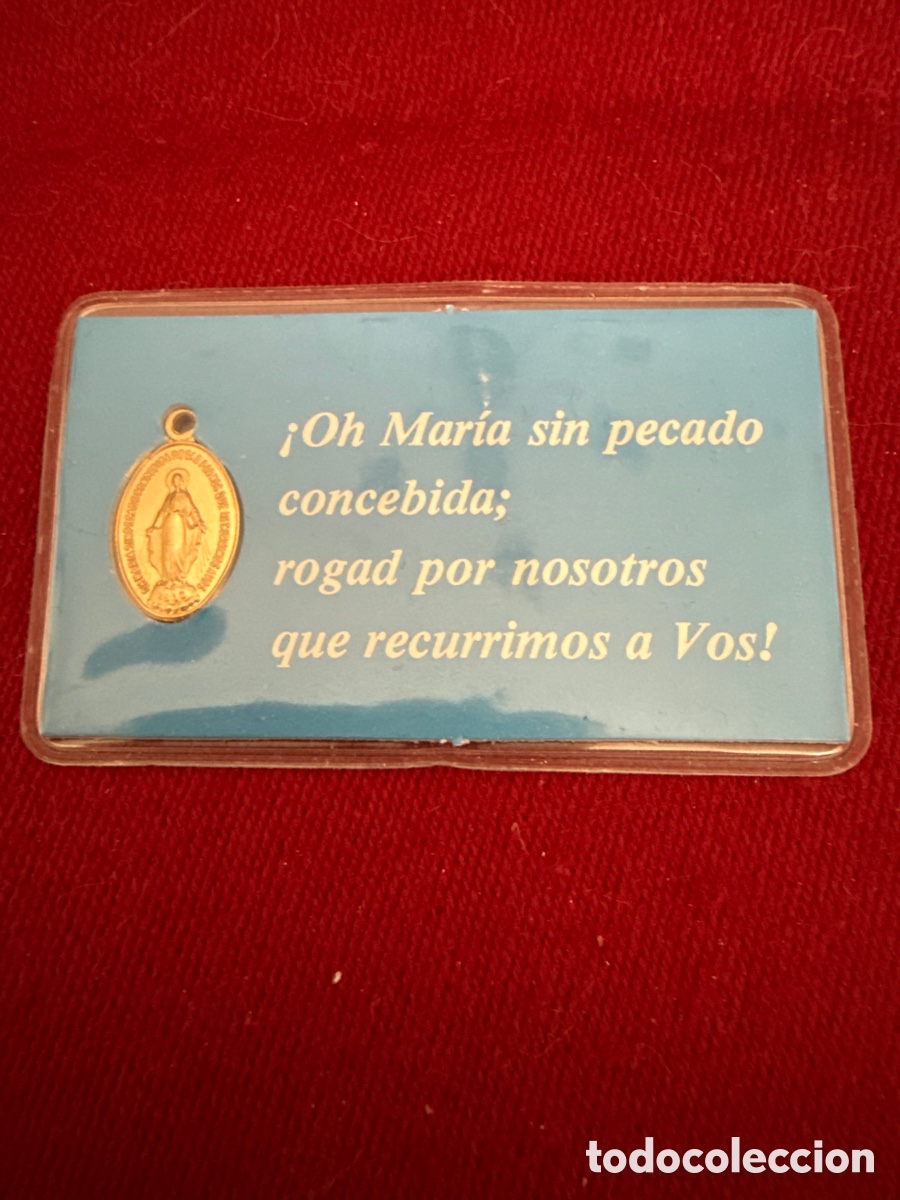 Coleccionismo: Medalla Milagrosa Virgen Mar&iacute;a en estuche original.