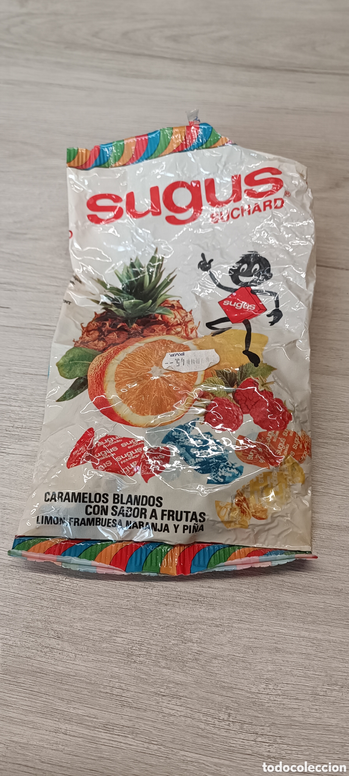 Coleccionismo: Antigua bolsa Sugus Suchard original a&ntilde;o 80