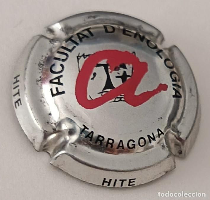 Coleccionismo: Placa Chapa de Cava. Facultat d'e enologia. Tarragona. Hite a.