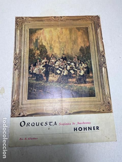 Coleccionismo: Orquesta Sinfonica de Acordeones Hohner. A&ntilde;os 50. Mercedez Benz