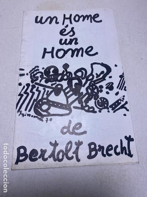 Coleccionismo: Un home es un home, Bertolt Brecht, Companyia Adria Gual , 1970. Teatre Romea. Barcelona