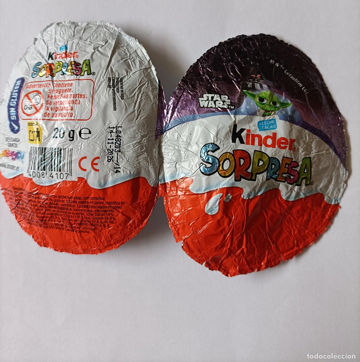 Coleccionismo: envoltorio star wars envoltorio huevo packaging 2026 guerra galaxias kinder