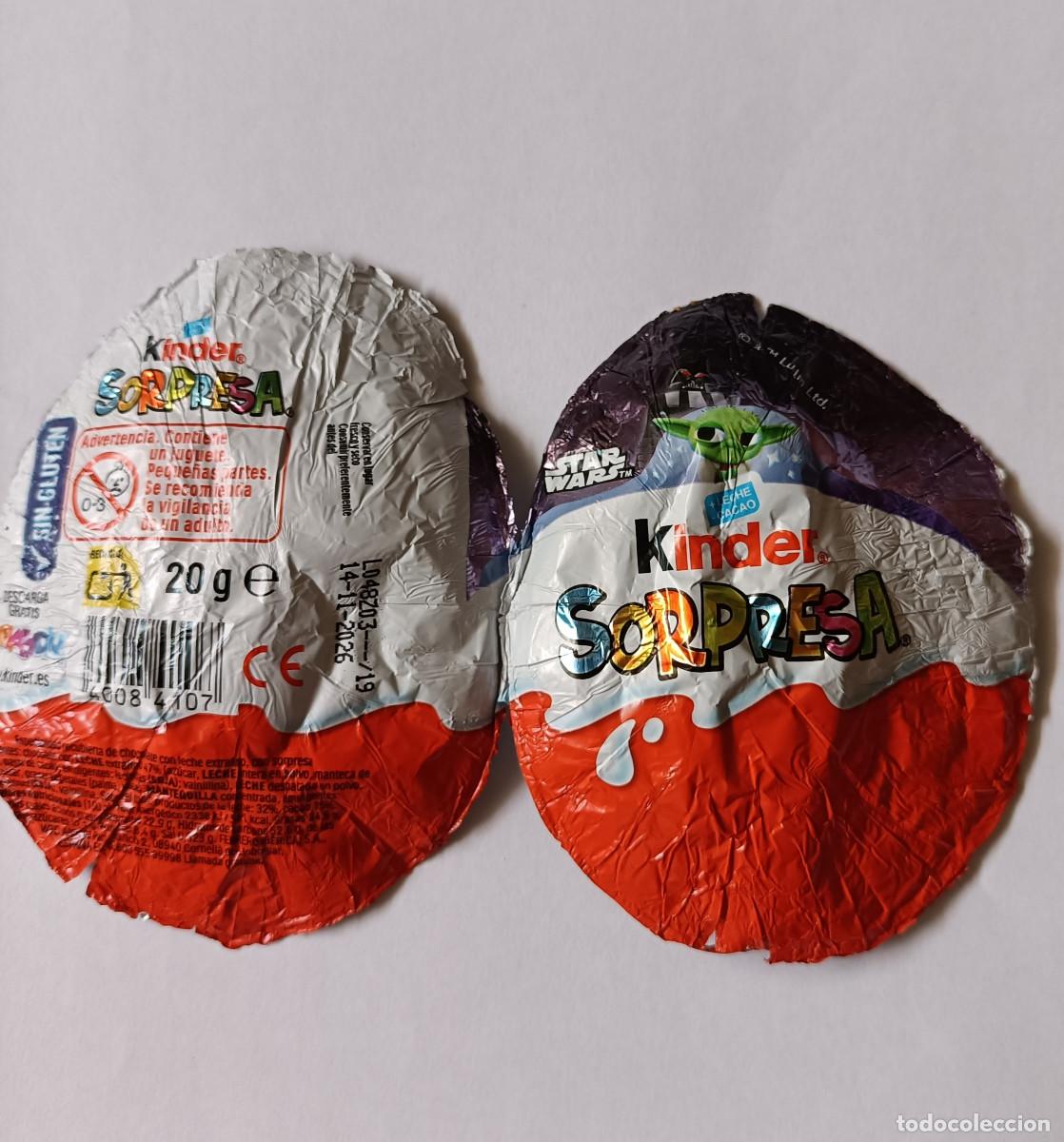 Coleccionismo: envoltorio star wars envoltorio huevo packaging 2026 guerra galaxias kinder