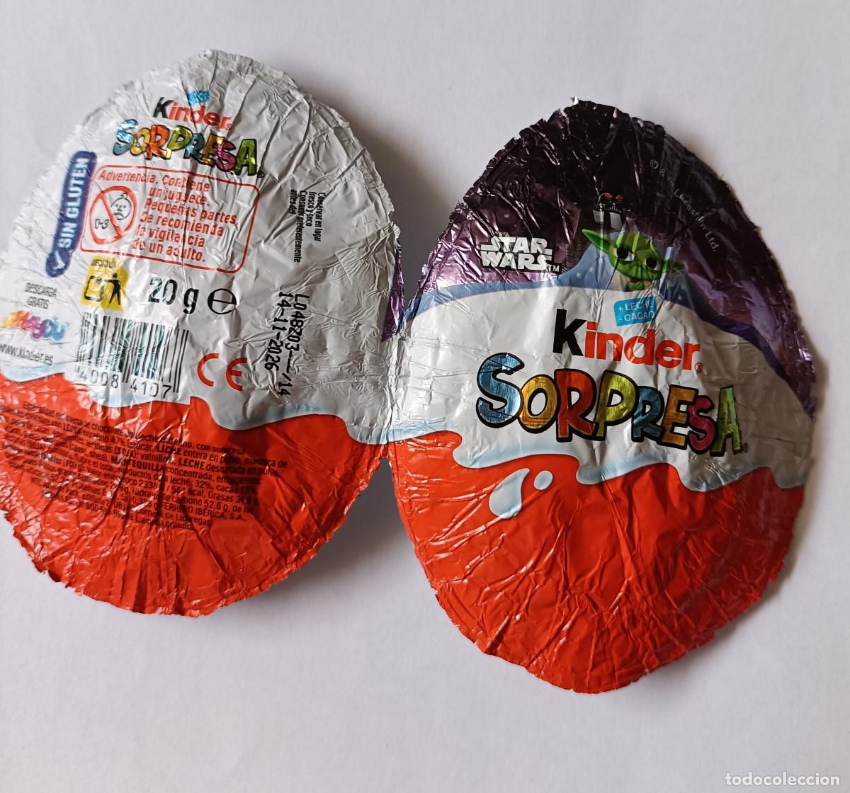 Coleccionismo: envoltorio star wars envoltorio huevo packaging 2026 guerra galaxias kinder