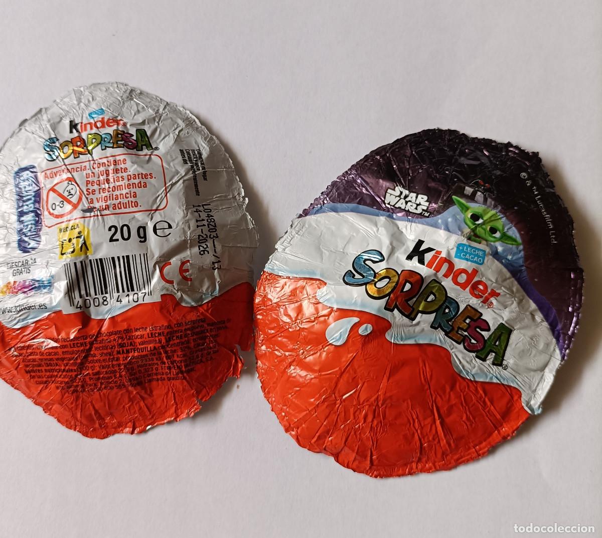 Coleccionismo: envoltorio star wars envoltorio huevo packaging 2026 guerra galaxias kinder