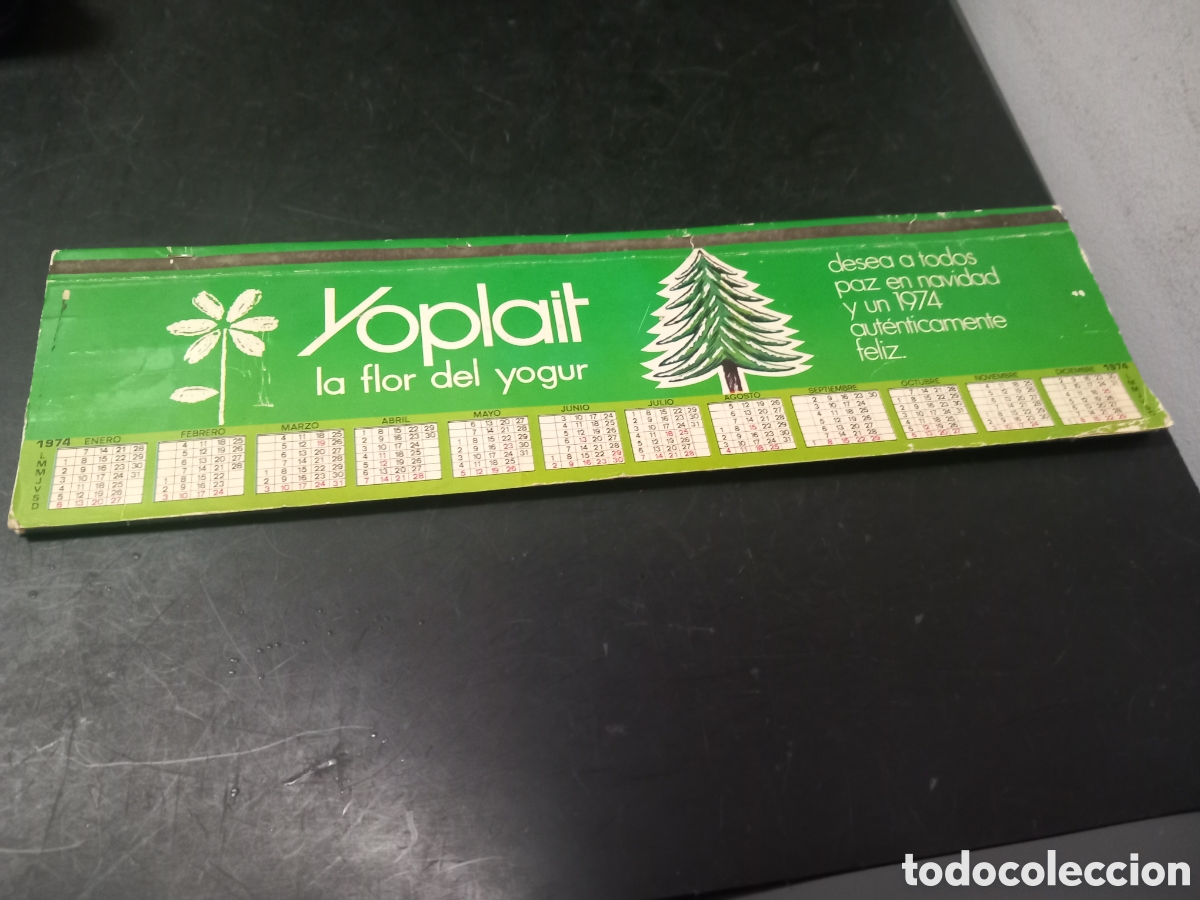 Colecionismo: YOGUR YOPLAIT A&Ntilde;O 1974 FELIZ NAVIDAD EXIBICION MURAL DE CERILLAS PUBLICIDAD