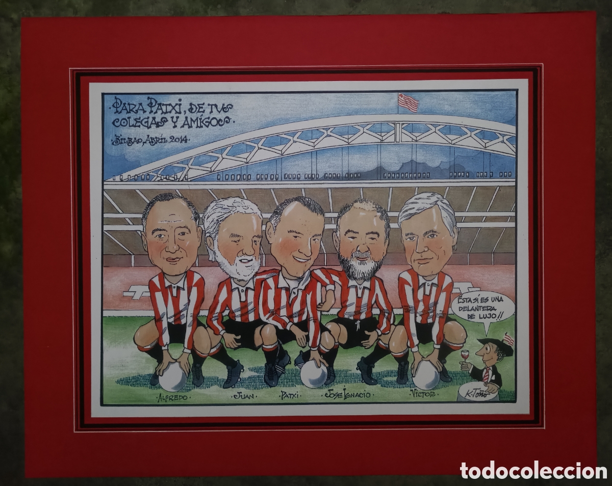 Coleccionismo: Lamina de K To&ntilde;o Frade. Athletic de Bilbao