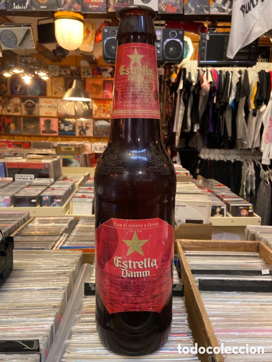 Coleccionismo: Botella gigante estrella Damm 48 cms