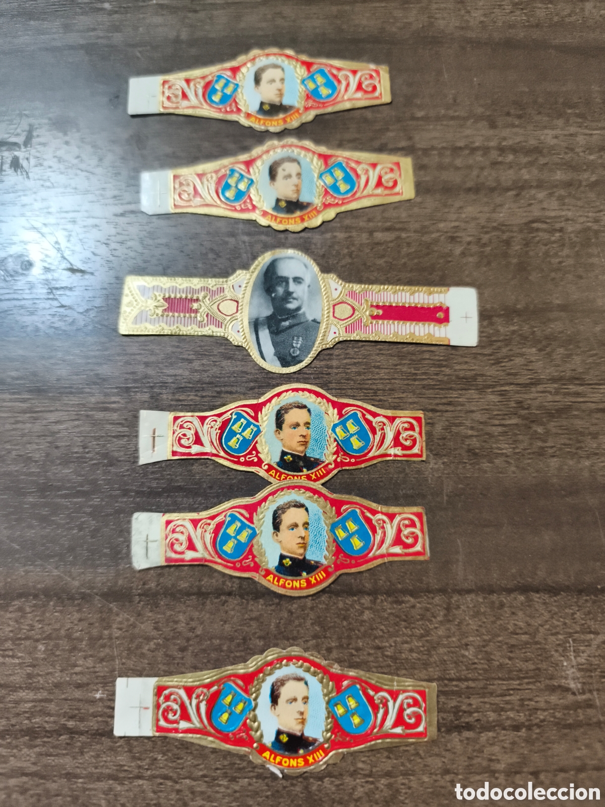 Collecting: Lote antiguas vitolas de Franco y Alfonso XIII