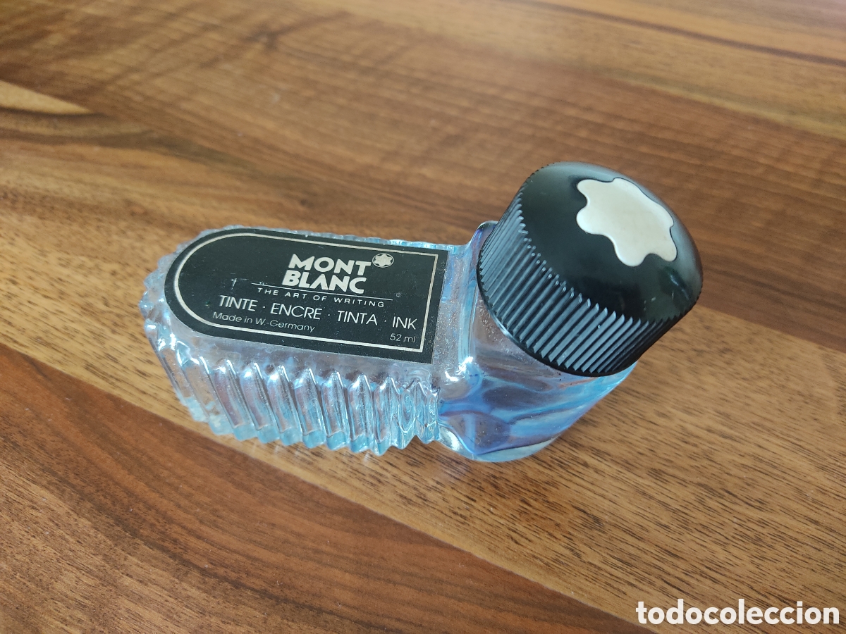 Coleccionismo: TINTERO MONTBLANC ORIGINAL DE VIDRIO