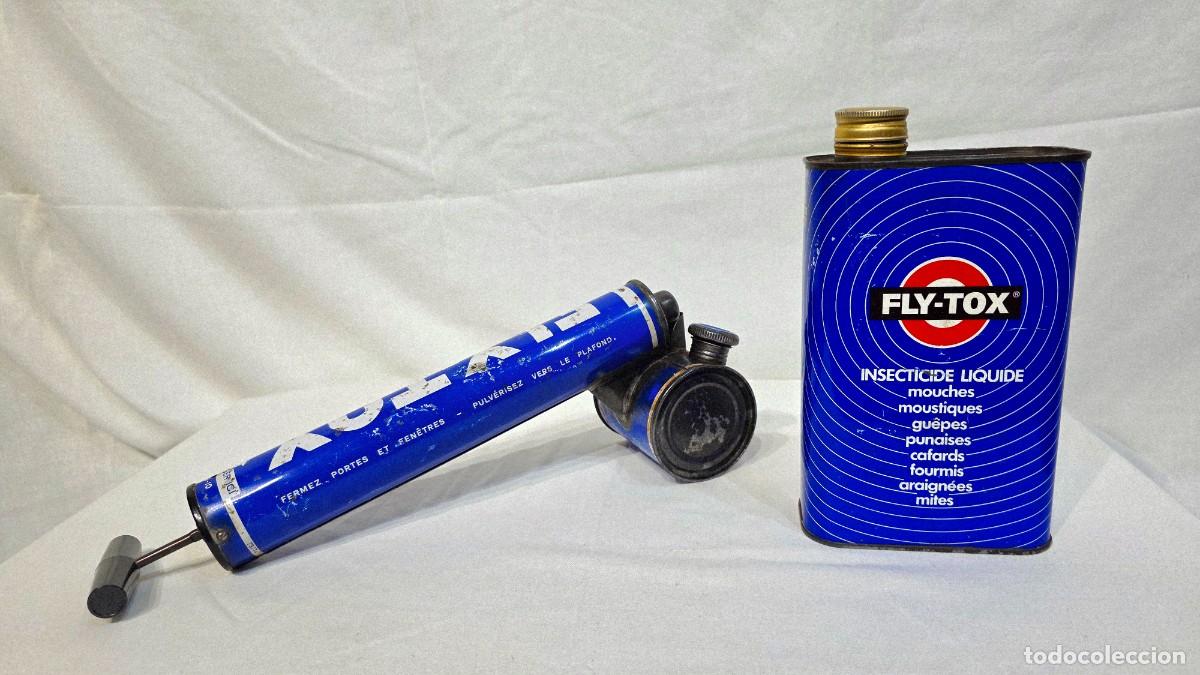 Coleccionismo: Flit - Fly-tox Spruzzatore Vintage con scatola insetticida