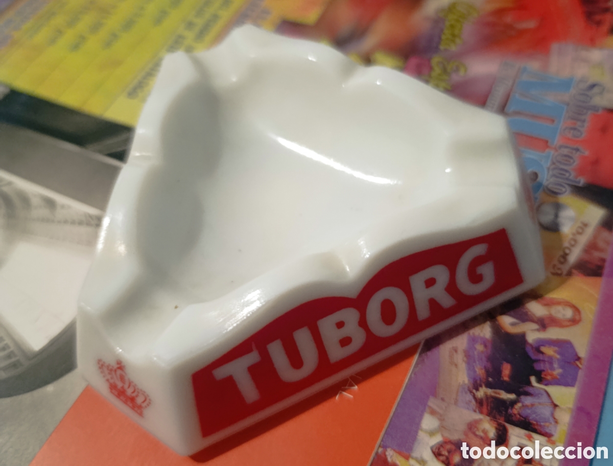 Coleccionismo: Cenicero Tuborg - Opalex Made in France