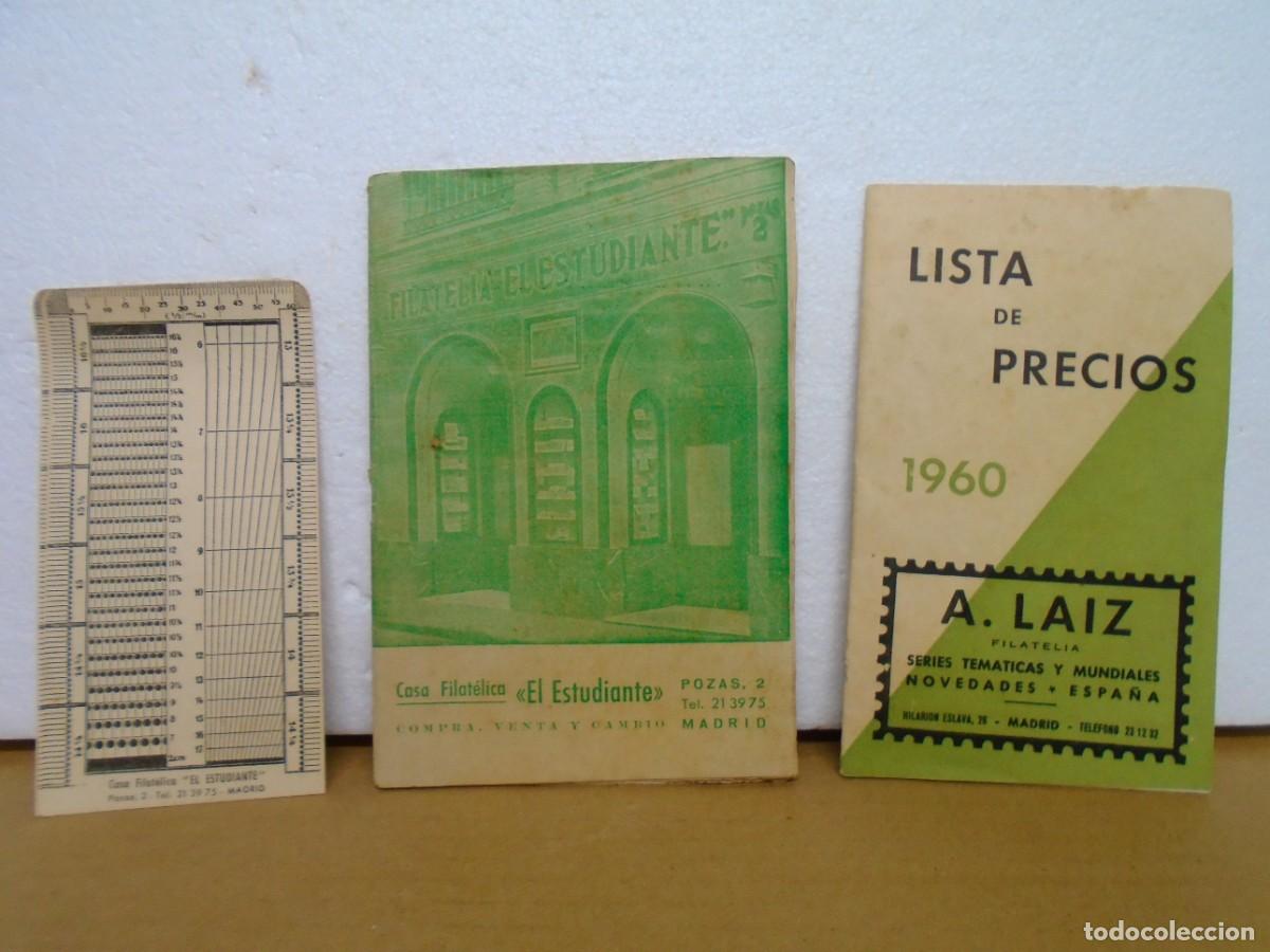 Colecionismo: FILATELIA.MADRID.OFERTAS DE LAIZ Y EL ESTUDIANTE.BOLETINES A&Ntilde;OS 60.