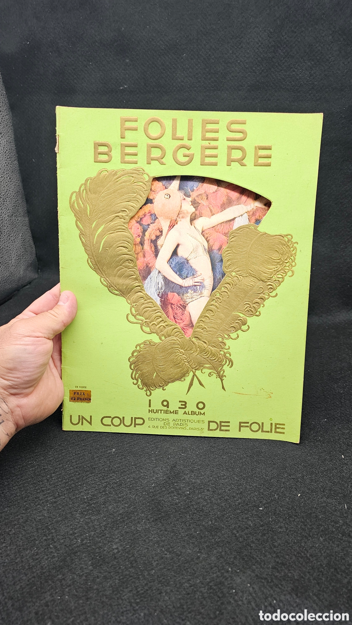 Coleccionismo: 1930, Programa original del cabaret parisino con desnudos.....