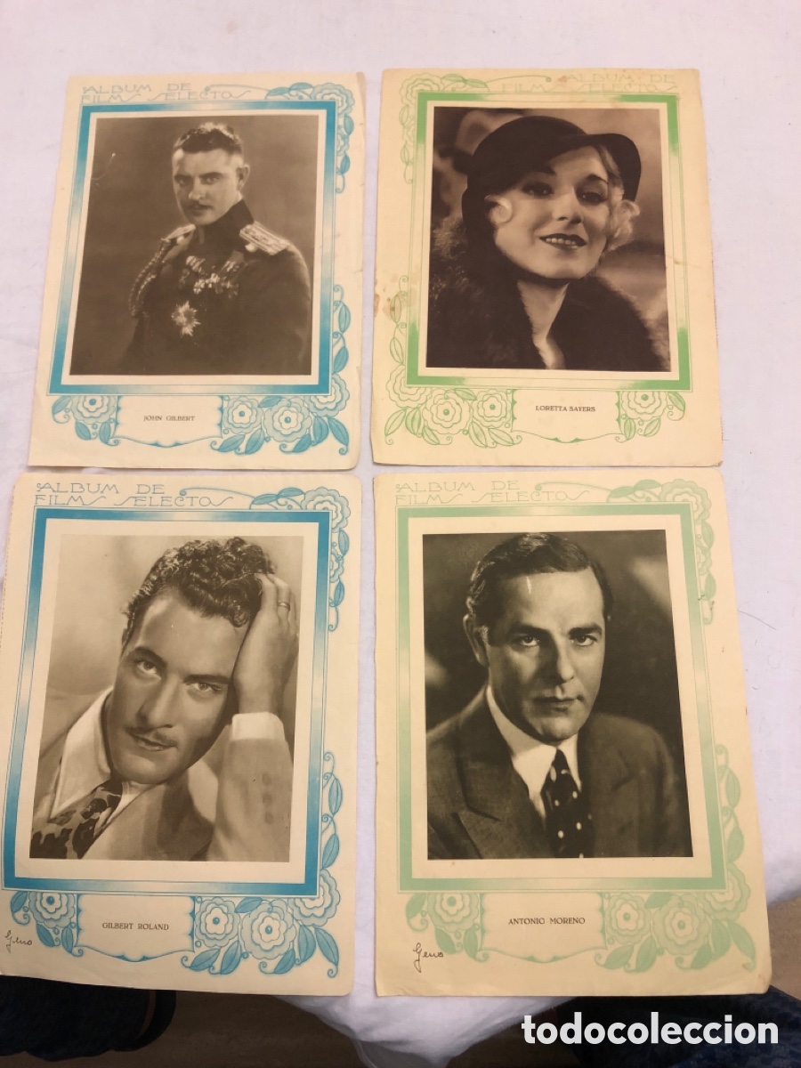 Collecting paper: Lote de L&aacute;minas del Cine &ldquo;&Aacute;lbum de Film Selecto&rdquo;