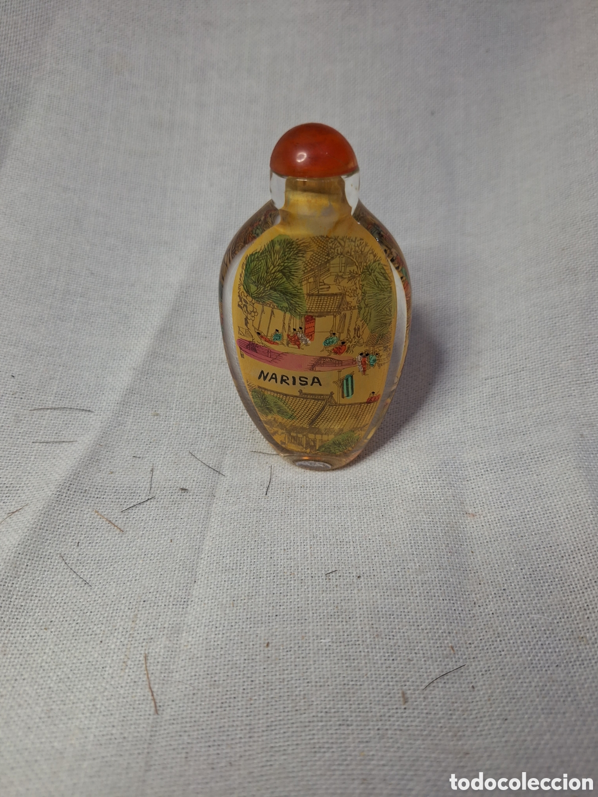 Coleccionismo: Snuff bottle de cristal