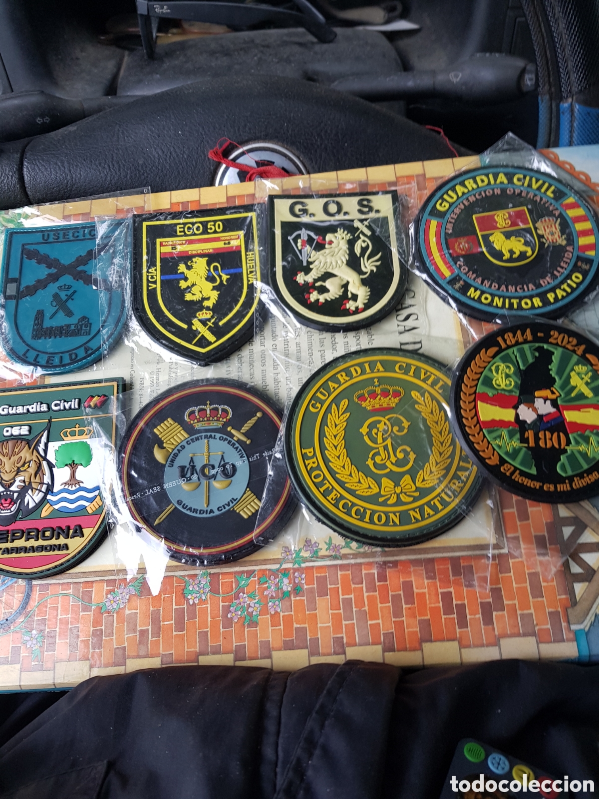 Coleccionismo: LOTE DE PARCHES DE LA GUARDIA CIVIL CON VELCRO