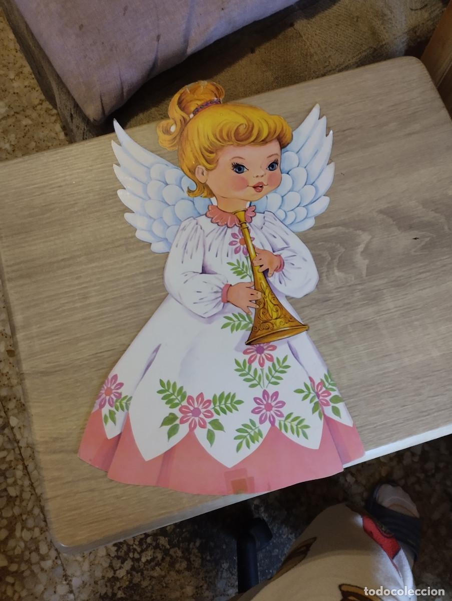 Coleccionismo: lamina troquelada de carton de angelita