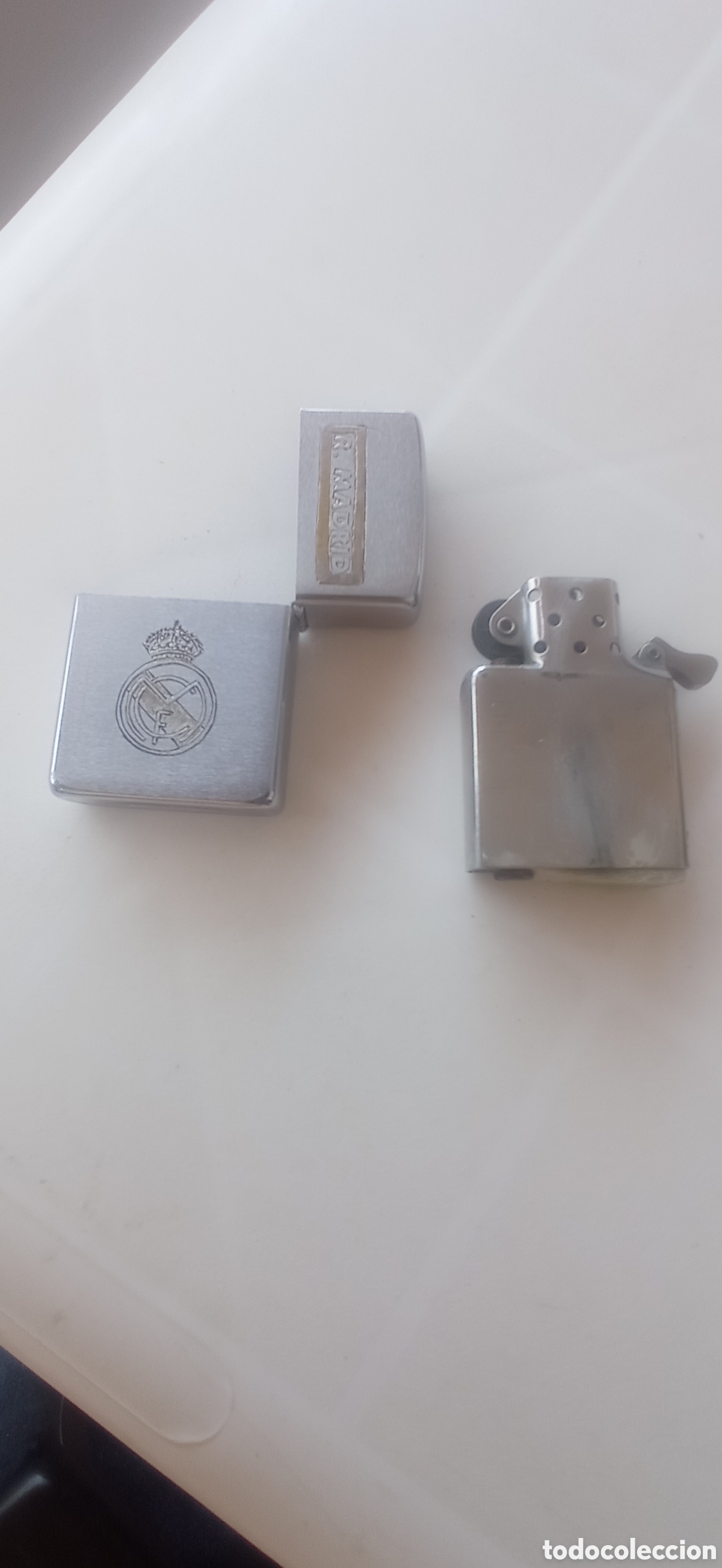 Coleccionismo: MECHERO ZIPPO REAL MADRID - Foto 4