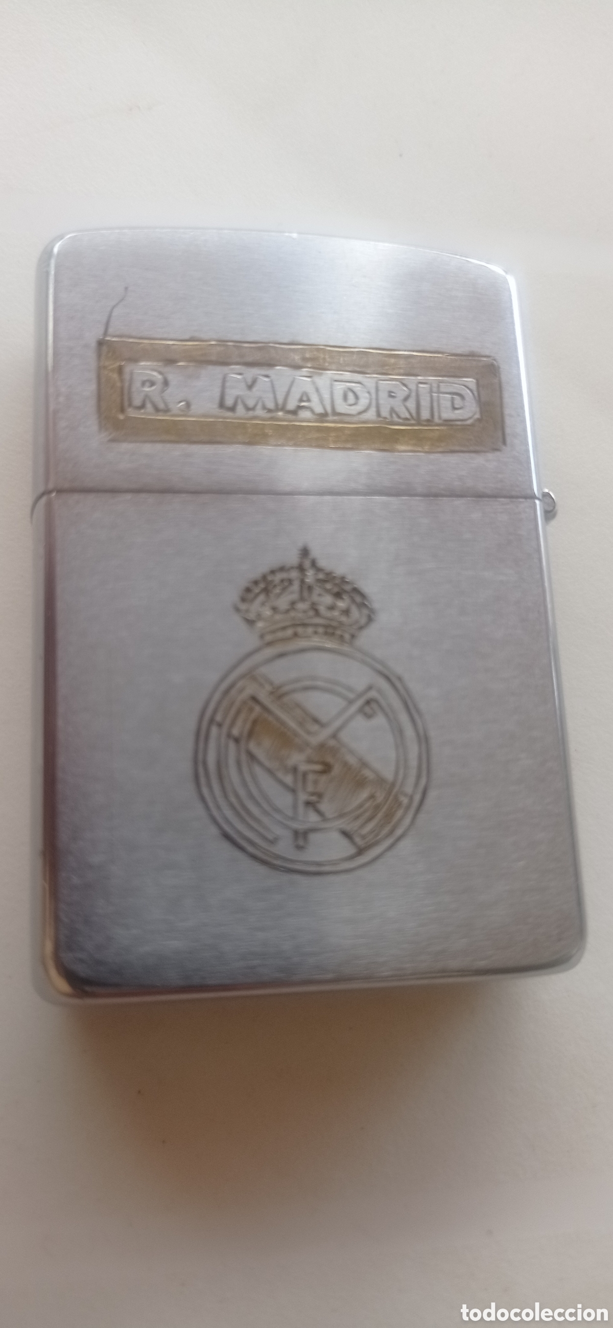 Coleccionismo: MECHERO ZIPPO REAL MADRID