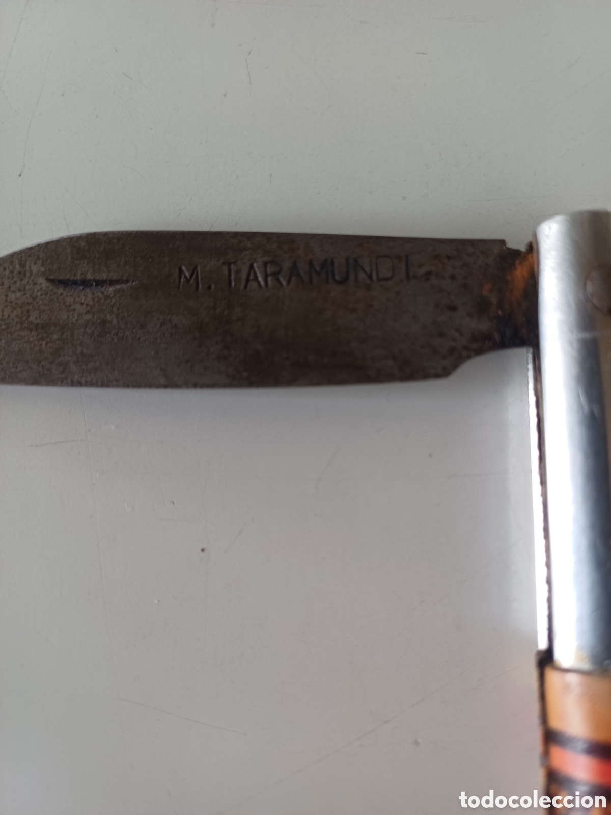 Coleccionismo: Navaja M. TARAMUNDI artesania ASTURIAS