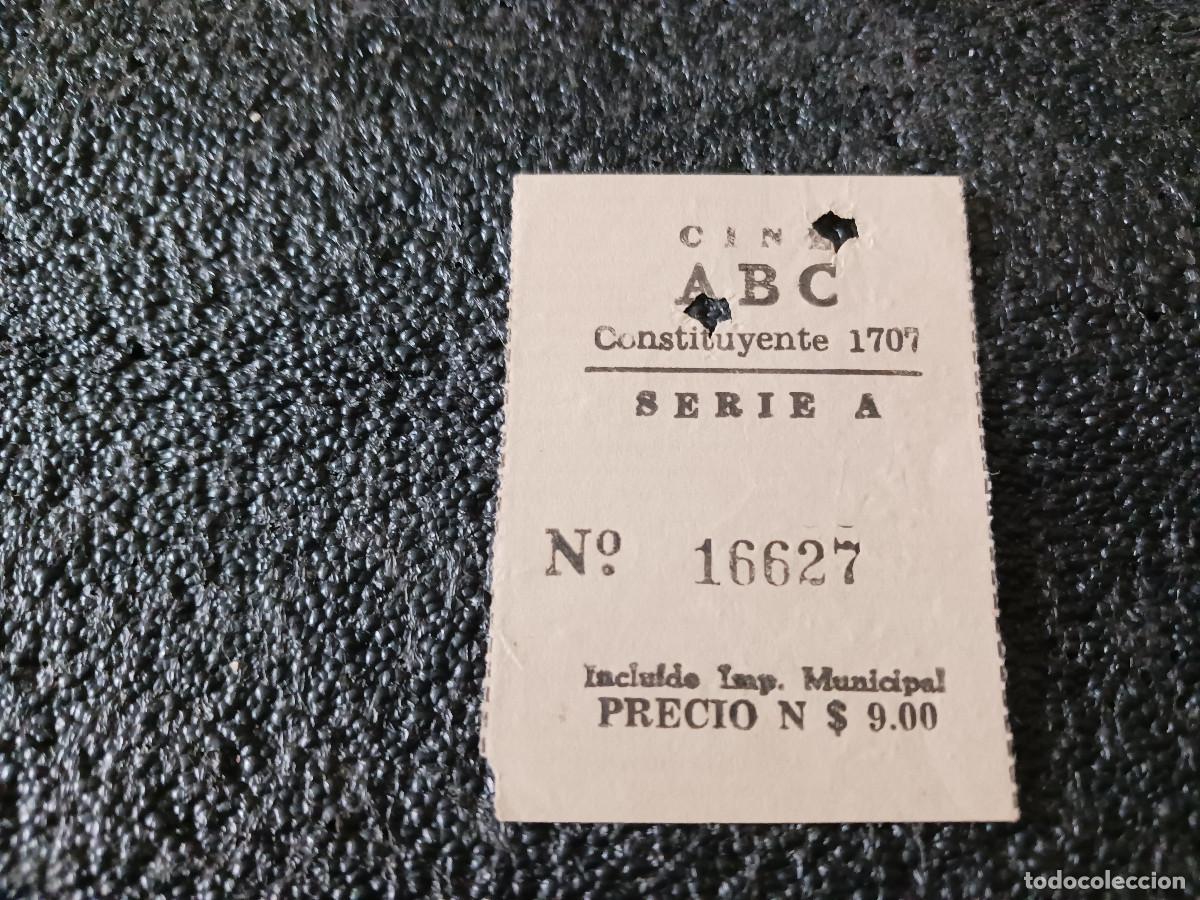 Coleccionismo: entrada a cine ABC de uruguay - Foto 1