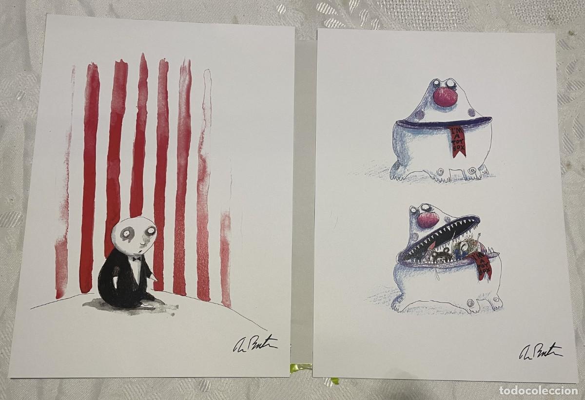 Coleccionismo: Tres laminas Tim Burton - Foto 2