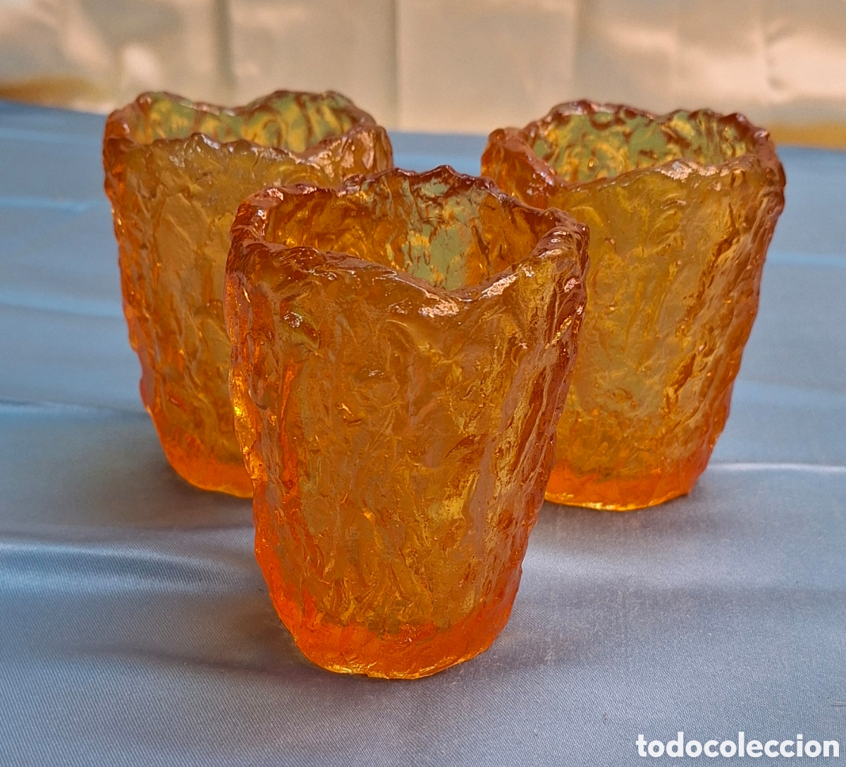 Coleccionismo: Conjunto de 3 vasos de dise&ntilde;o