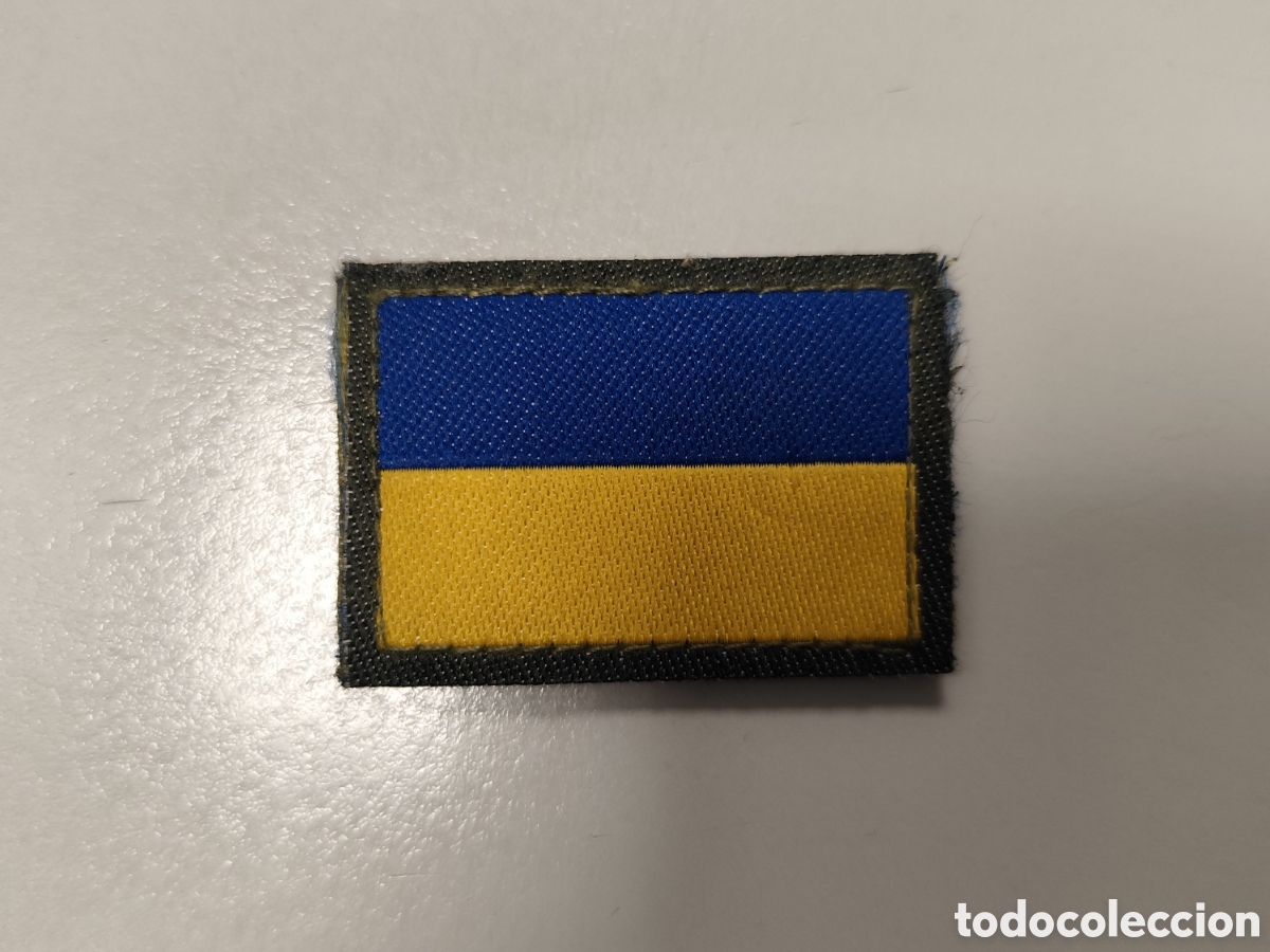 Coleccionismo: Parche Militar Bandera Ukrania. Ejercito