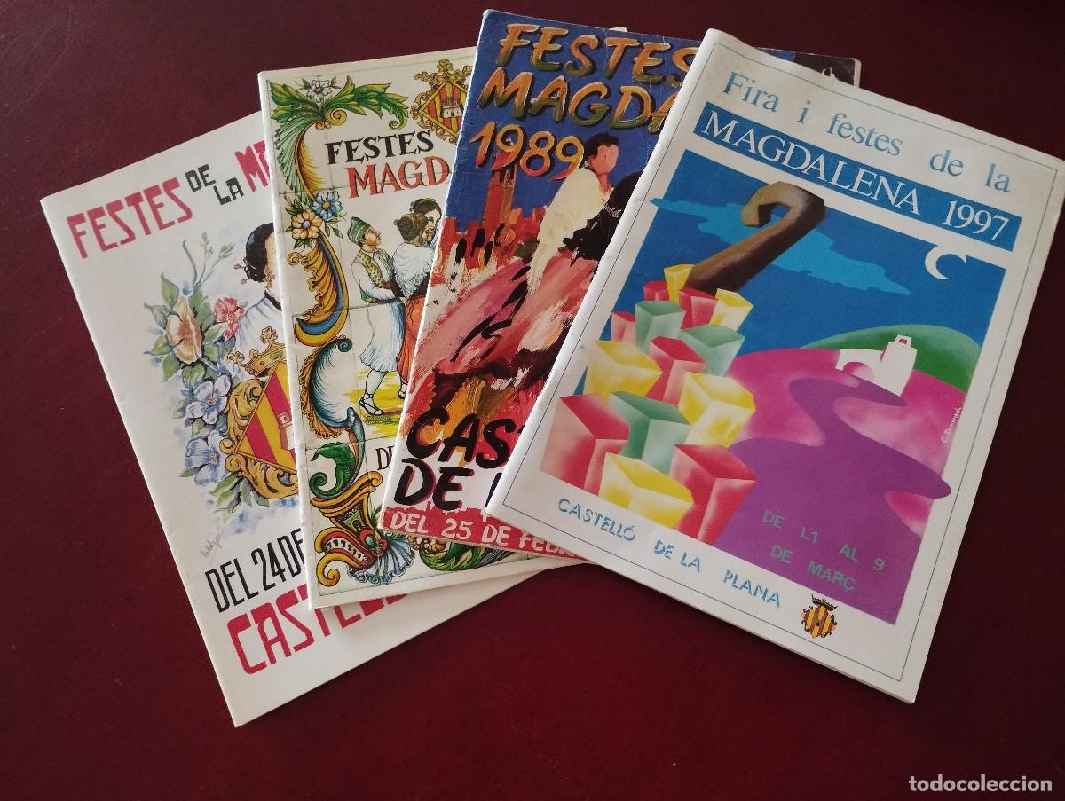 Coleccionismo: LOTE 4 PROGRAMAS DE LAS FIESTAS DE LA MAGDALENA A&Ntilde;O 1983 - 84 - 89 Y 1997