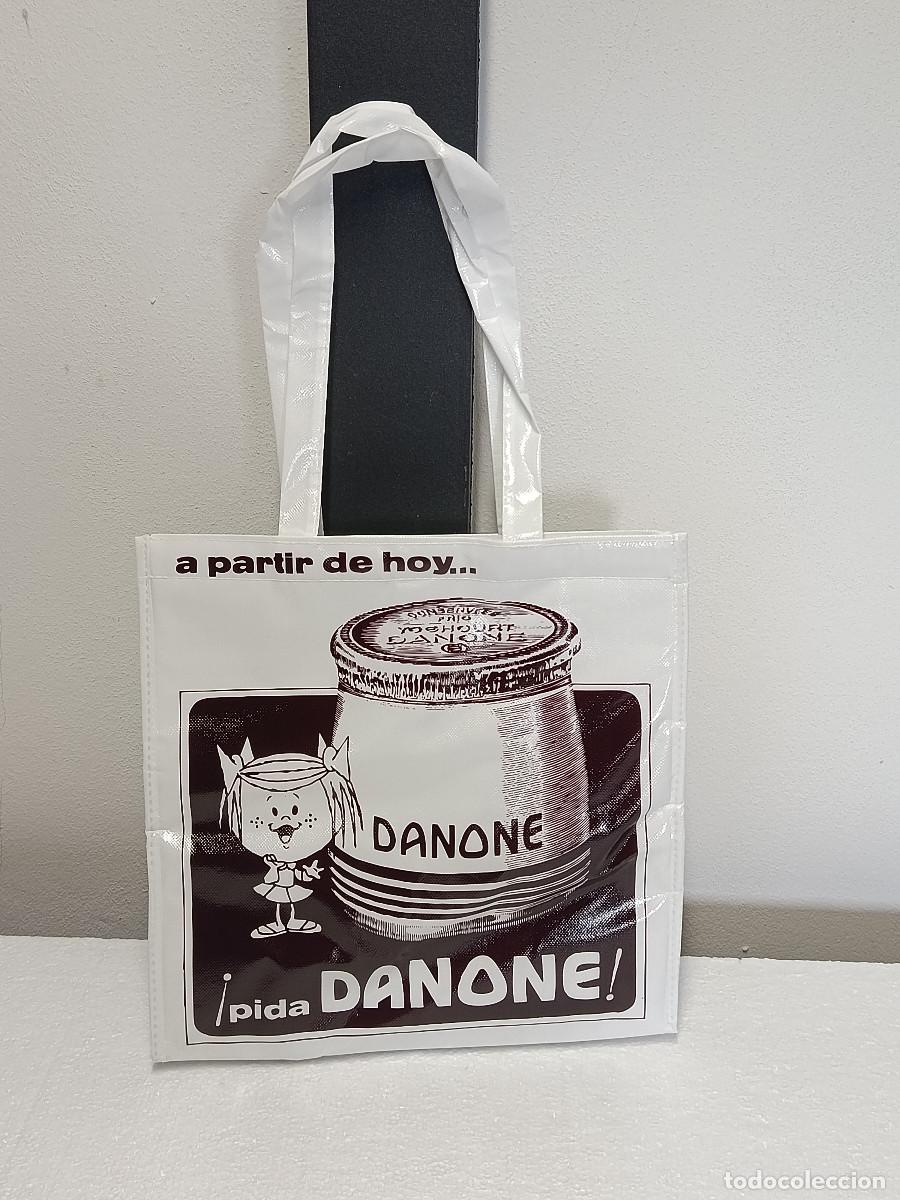 Coleccionismo: BOLSA TERMICA PUBLICIDAD DANONE VINTAGE SIN USAR. EN BLISTER ORIGINAL.