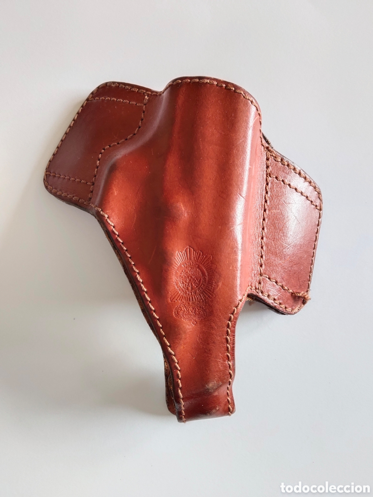 Sammeln: FUNDA PIEL CUERO PISTOLA CUERPO POLICIA NACIONAL MARCA LEISMANN PARA HK USP 9 mm COMPACT 13 TIROS -