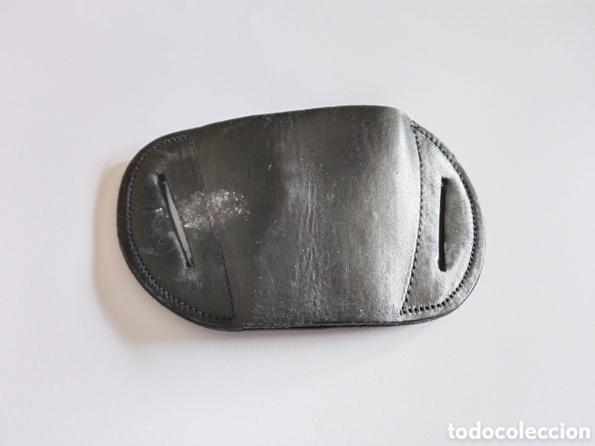 Collecting: ANTIGUA FUNDA PISTOLA POLICIA NACIONAL PAISANO RI&Ntilde;ONERA ABANICO DE EXTRACCI&Oacute;N RAPIDA PARA SEMIAUTOMA