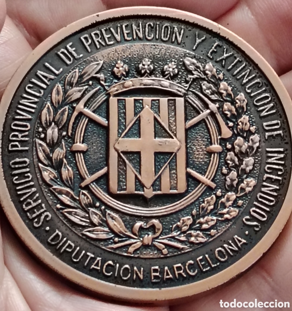 Coleccionismo: Medalla Servicio Provincial de prevenci&oacute;n y extinci&oacute;n de incendios a&ntilde;o 1975