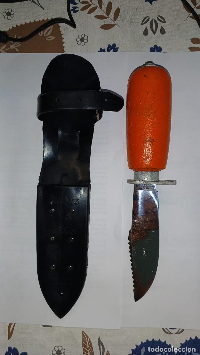 Coleccionismo: Antiguo cuchillo de buceo Mares Ramallo de 1963.