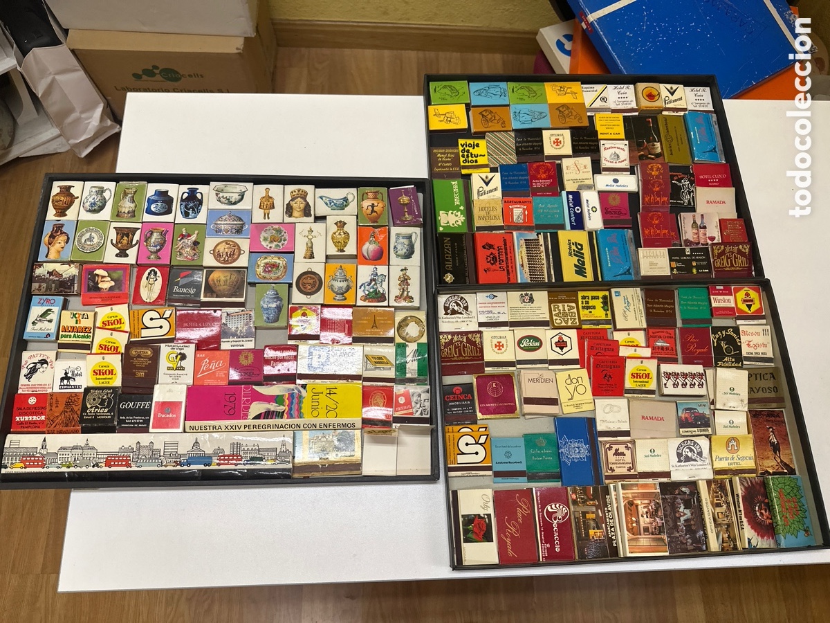 Coleccionismo: Gran Lote Cajas de Cerillas