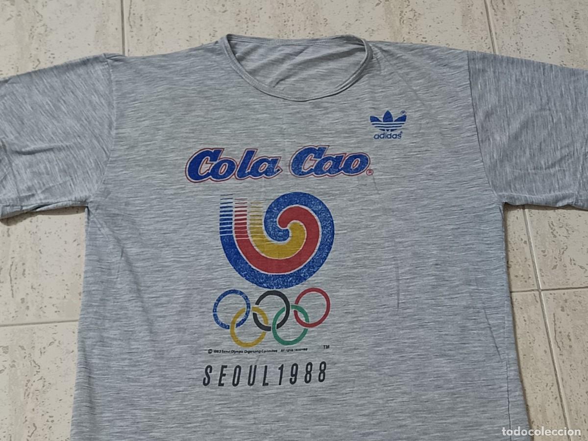 Coleccionismo: Camiseta Cola Cao - Olimpiadas Seul 1988. Talla M