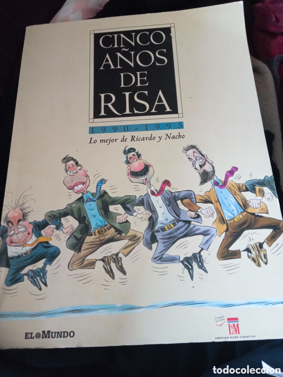 Coleccionismo: Cinco a&ntilde;os de Risa, Carpeta con 25 l&aacute;minas, de Ricardo y Nacho