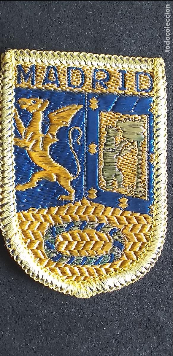 Sammeln: PARCHES ANTIGUOS-V8-II-60X40mm.-MADRID