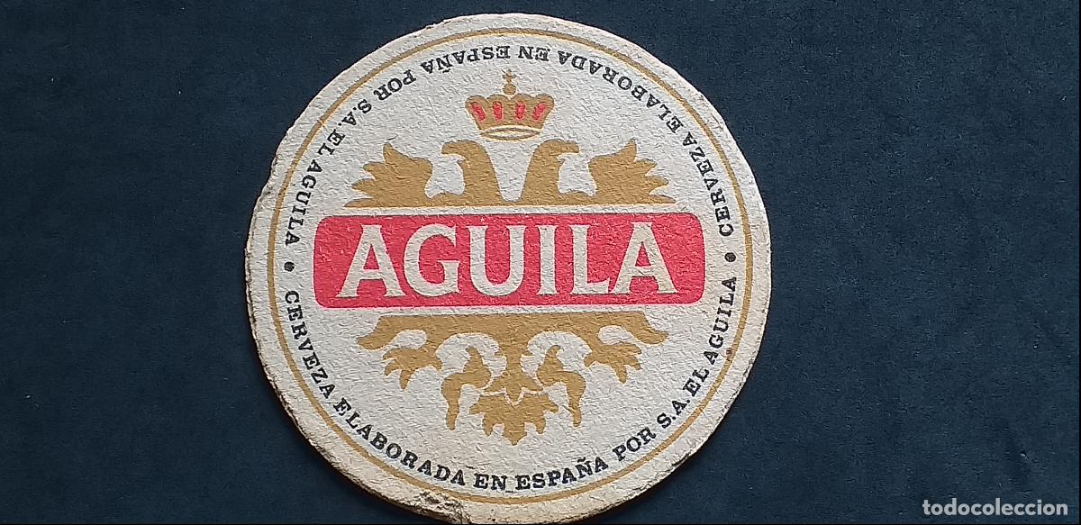 Coleccionismo: POSAVASOS-V28-V-DIAMETRO 105mm.-AGUILA