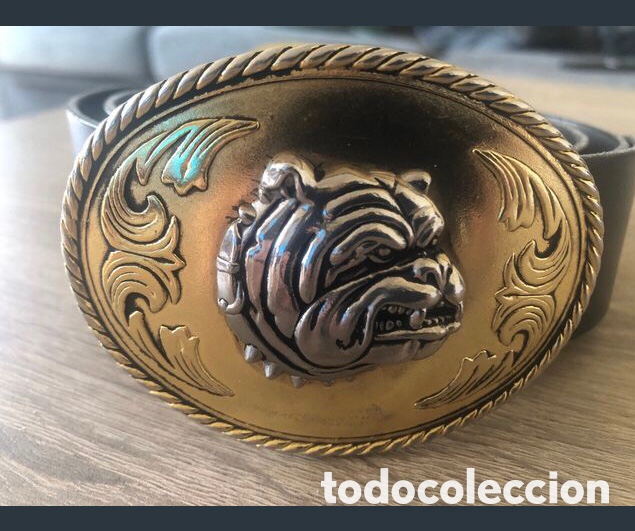 Coleccionismo: Hebilla de cintur&oacute;n bulldog - Foto 1