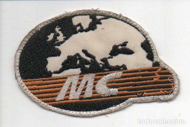 Coleccionismo: ANTIGUO PARCHE TELA BORDADO, MC - CLUB DE MOTOCICLISTAS.