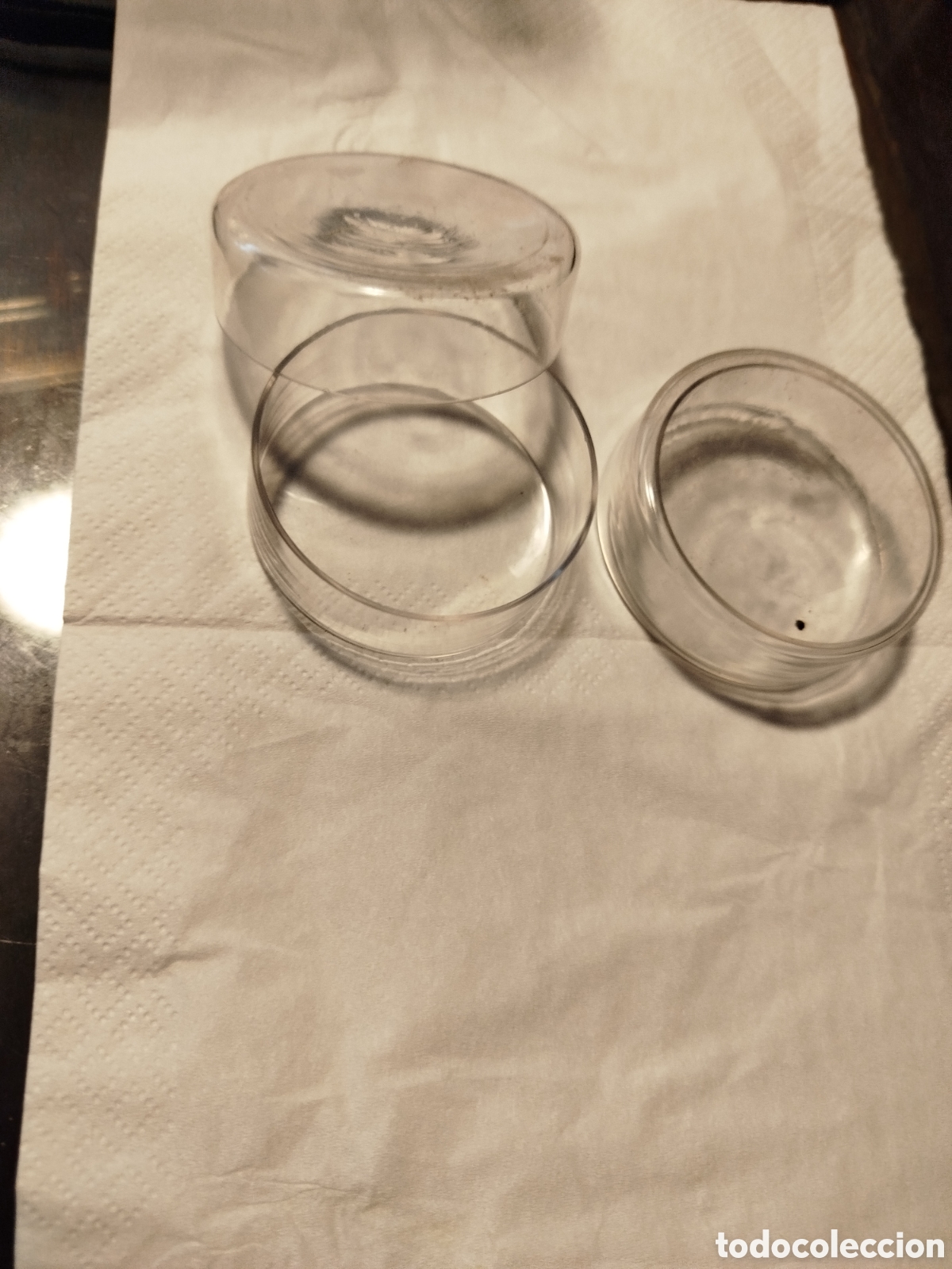 Collezionismo: Placas de cristal de laboratorio o placas de Petri