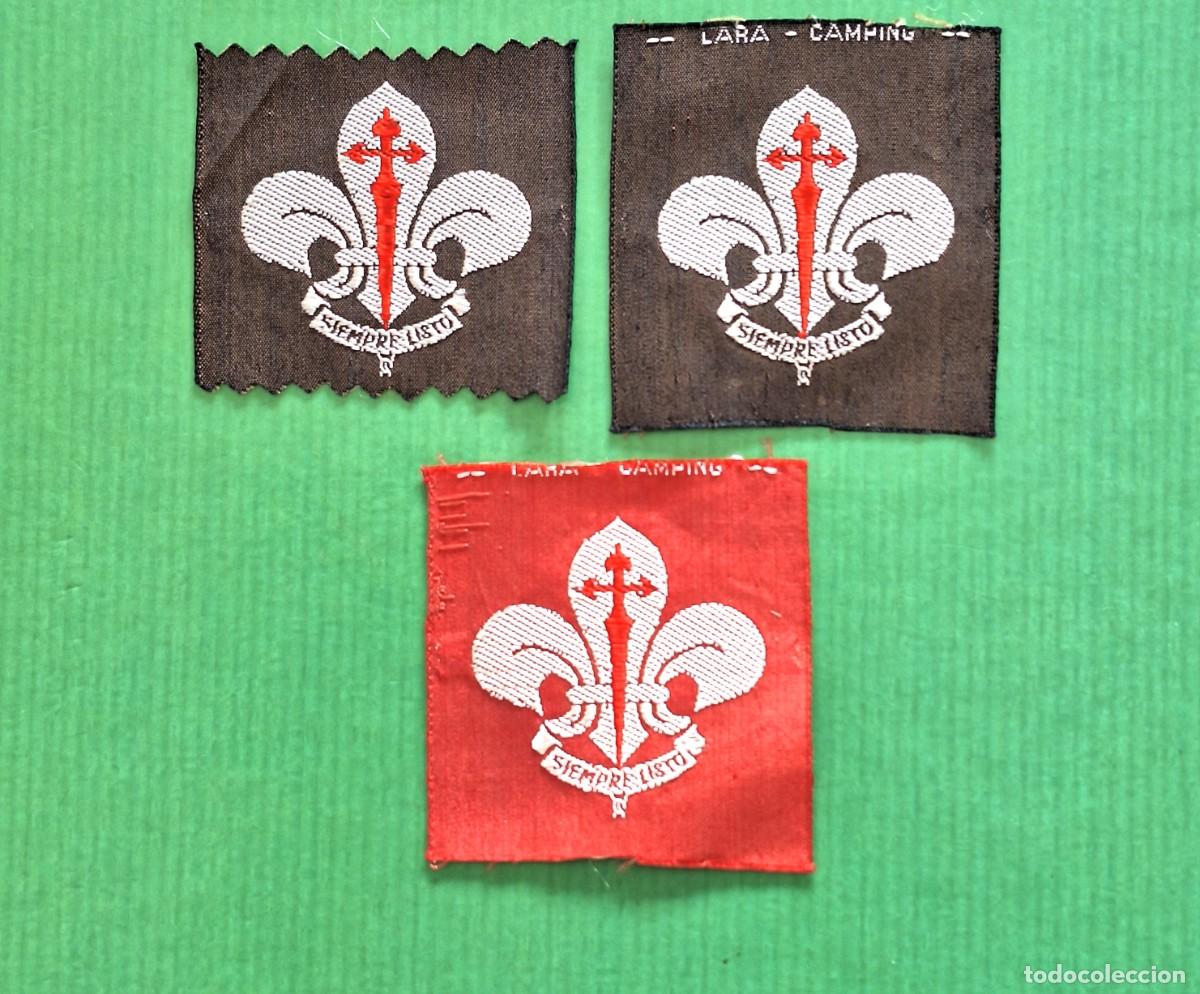 Coleccionismo: SCOUTS DE ESPA&Ntilde;A (SDE) 2 PROMESAS SCOUTS Y UNA ROVER. 66 A&Ntilde;OS