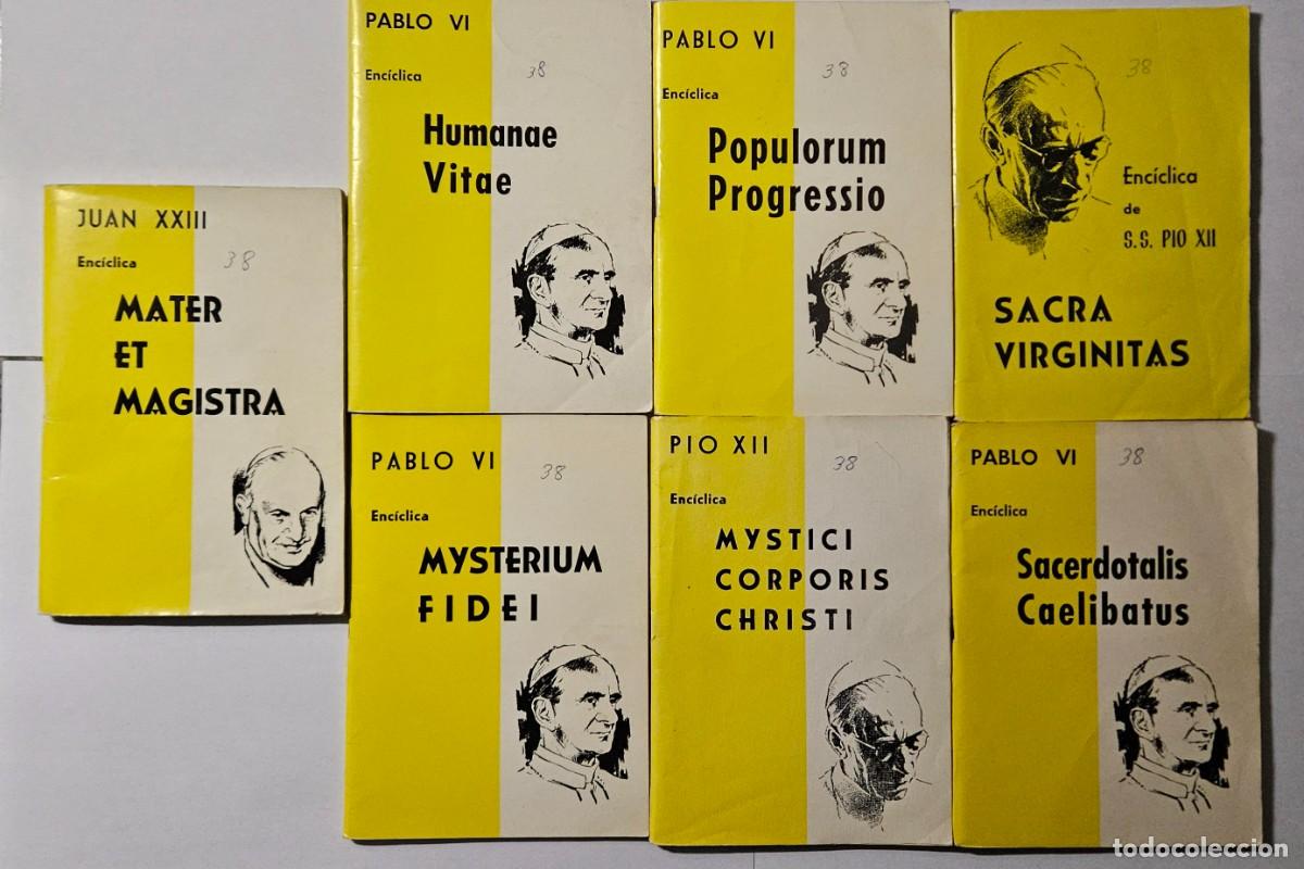 Coleccionismo: Enc&iacute;clicas Papales - A&ntilde;os 60 - 7 Libretos