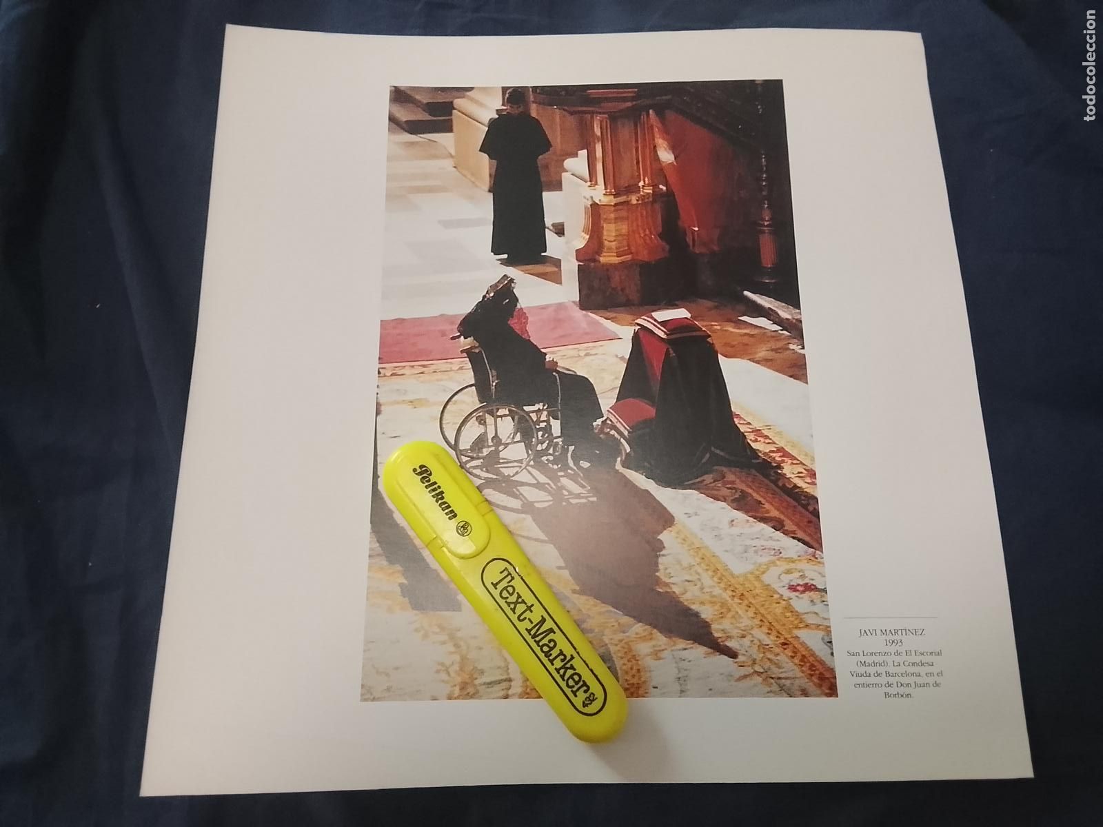Coleccionismo: foto - lamina - SAN LORENZO DE EL ESCORIAL MADRID 1993 LA CONDESA VIUDA ENTIERRO JUAN DE BORBON