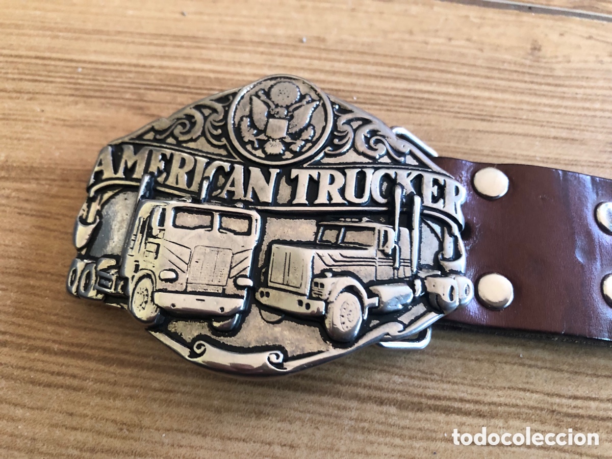 Coleccionismo: Hebilla de cintur&oacute;n camiones americanos - Foto 5